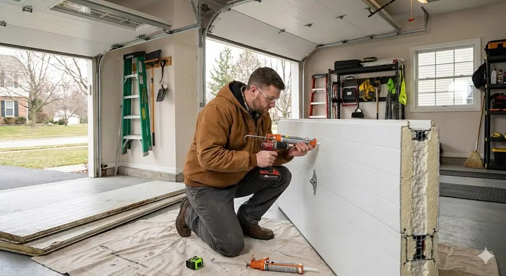 Insulated Garage Door Cross Section